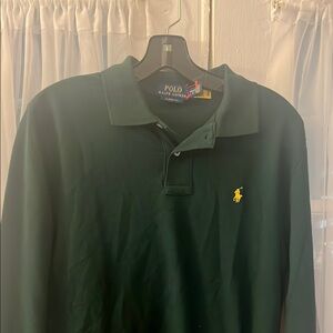 Polo by Ralph Lauren Green Classic Fit Polo Shirt Boys Size Large (14-16)